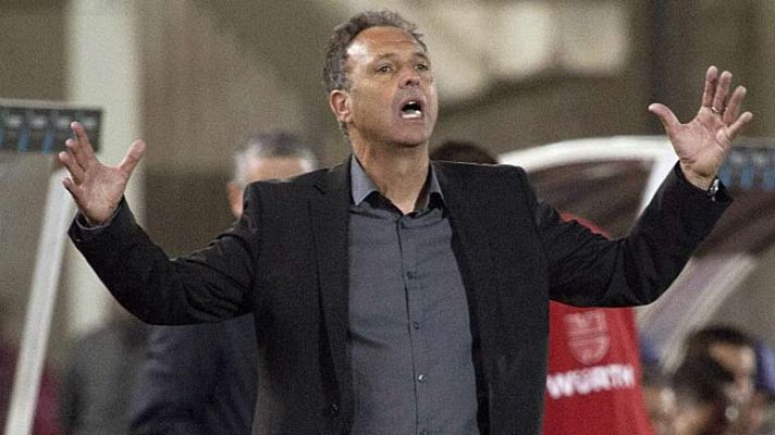 Telediario 1 - Caparrós no parece preocupado ante el Barça