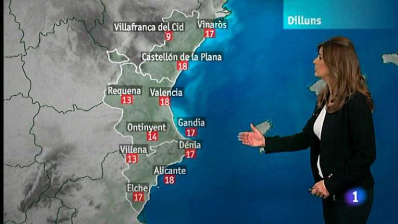 El tiempo en la Comunidad Valenciana - 12/11/12 - Ver ahora