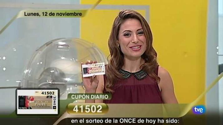 Sorteos ONCE - Sorteo ONCE - 12/11/12
