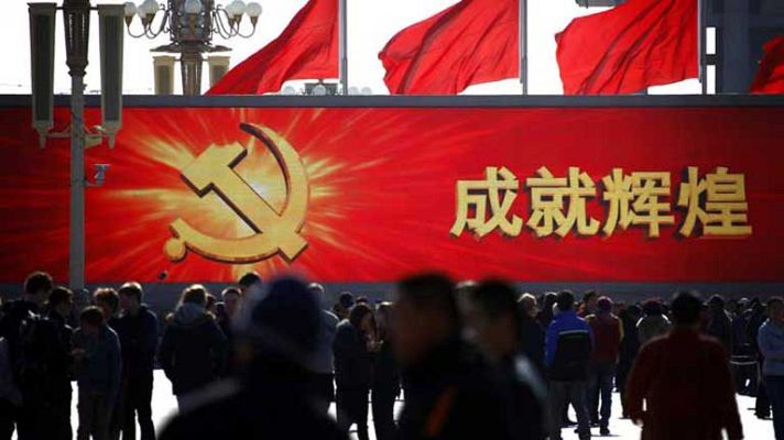 Telediario 1 - Proceso elección de líderes China