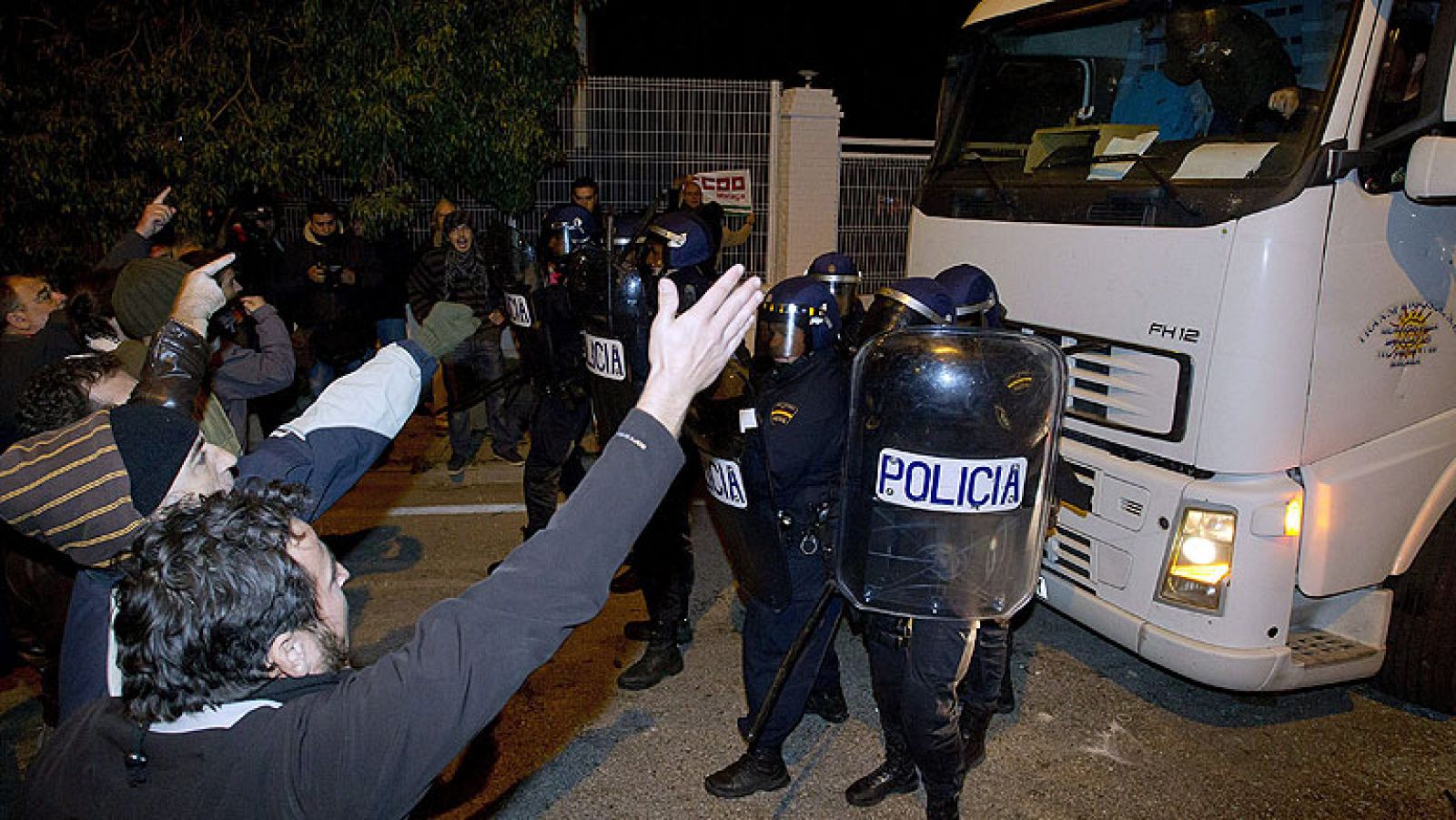 Arranca la novena jornada de huelga de la Democracia