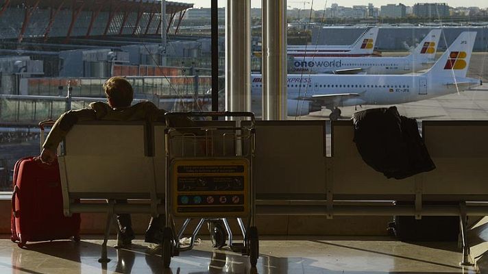 Telediario 1 - Huelga en el sector transportes