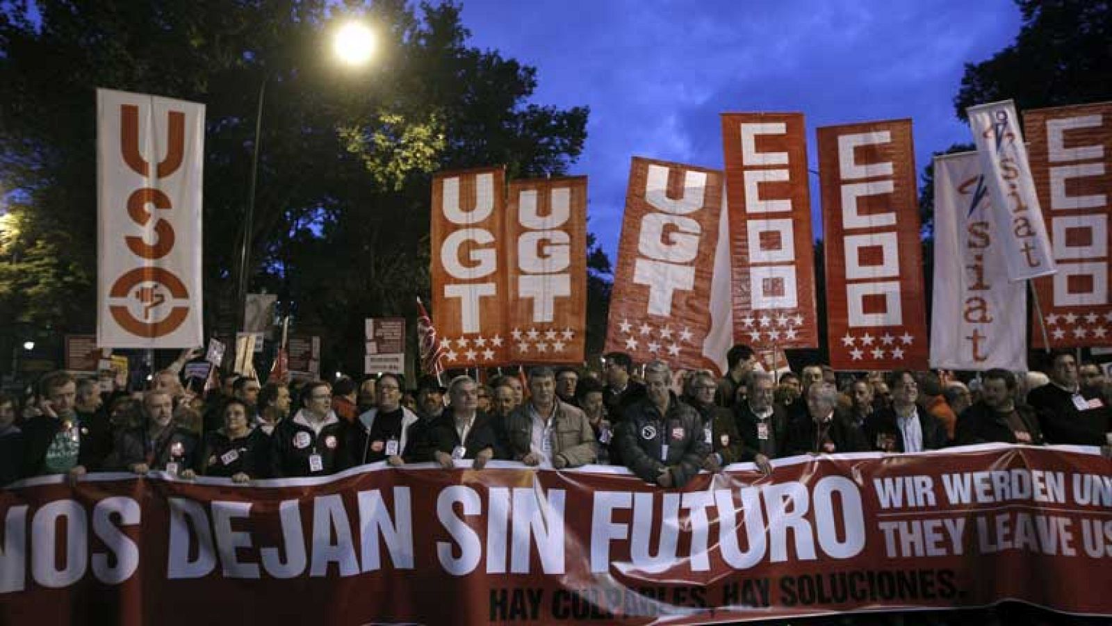 La huelga general del 14N consume sus últimas horas