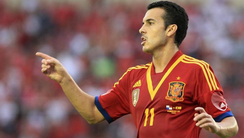 Pedro adelanta a España, 0-1