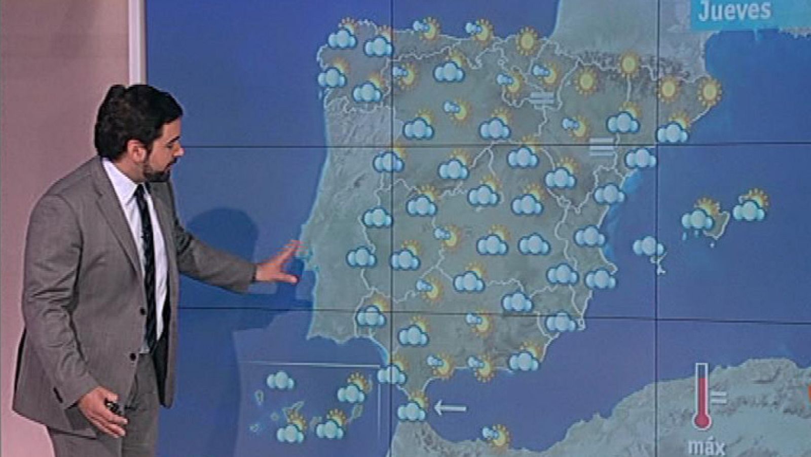 Temperaturas moderadas y lluvias en el oeste y Levante - El tiempo | Ver