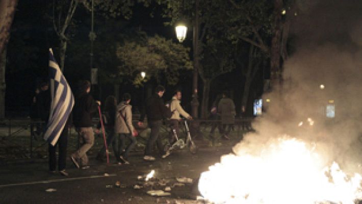 Telediario 1 - Huelga 14N