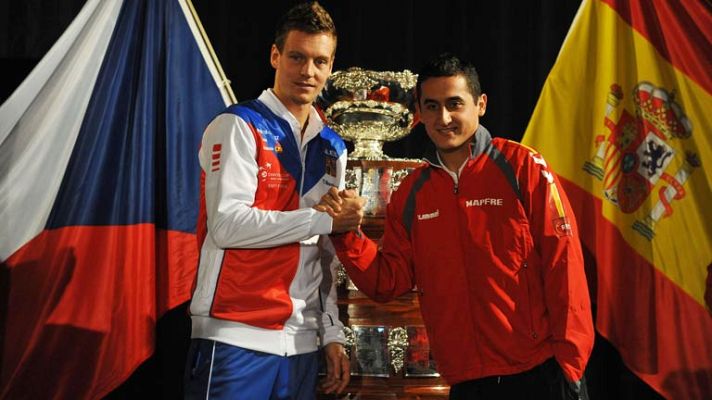 Telediario 1 - Así llegan España y República Checa a la Davis