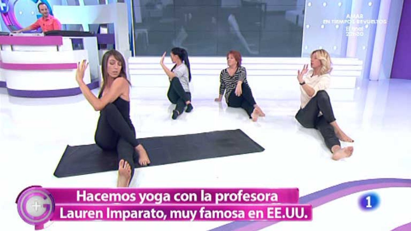 Más Gente - Lauren Imparato nos enseña a hacer yoga