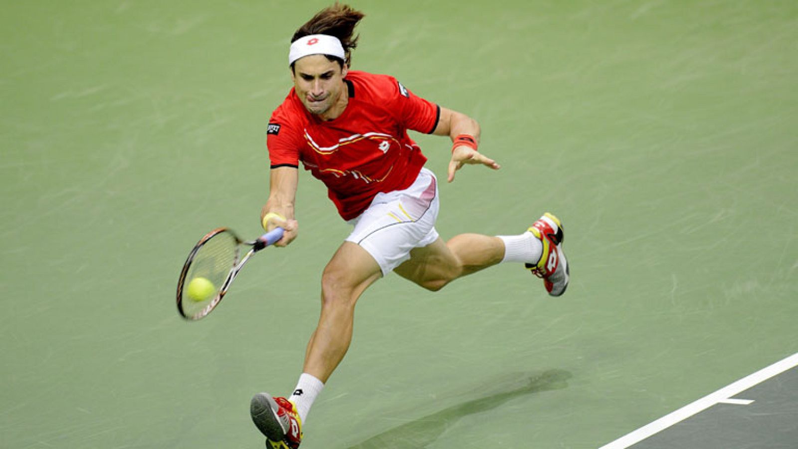 Espectacular globo de Ferrer ante Stepanek | Ver