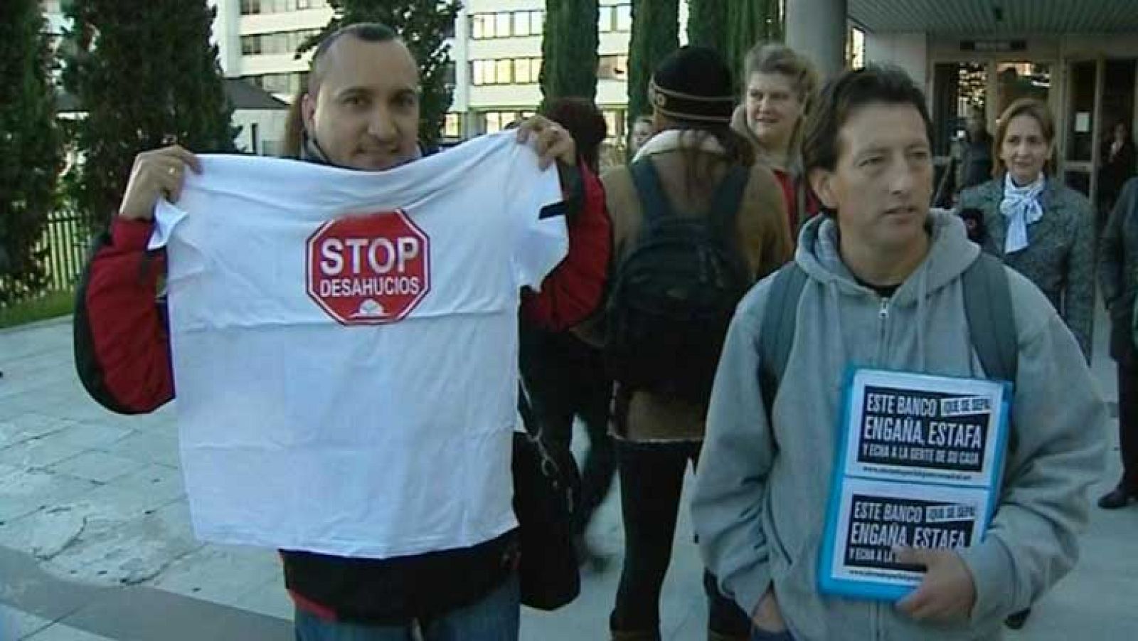 Presentación de un escrito para la paralización de los desahucios