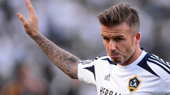 Telediario 1 - Beckham pone fin a su aventura americana