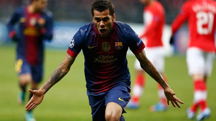Champions League - Alves inicia la victoria ante el Spartak (0-1)