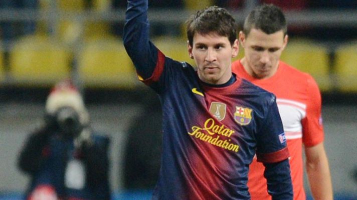 Telediario 1 - El 'Torpedo' Messi acecha a Müller