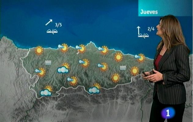 Panorama Regional - El tiempo en Asturias - 21/11/12