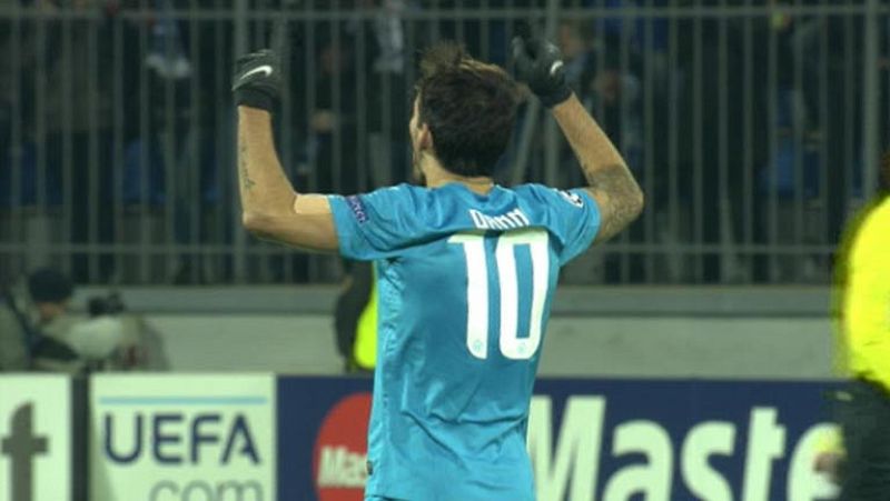 Danny recorta diferencias para el Zenit (1-2)