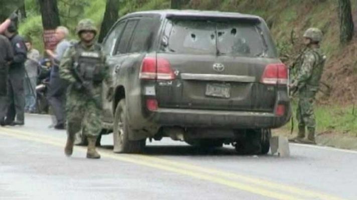 Telediario 1 - Inseguridad en México