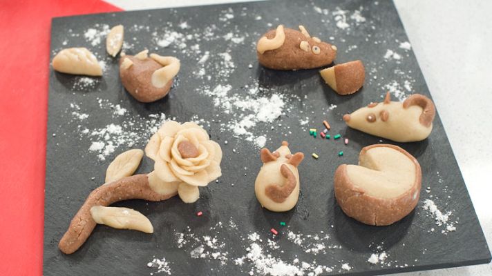 La mañana - Figuritas de almendra