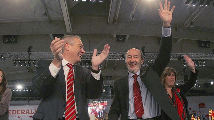 Telediario 1 - Campaña electoral en Cataluña