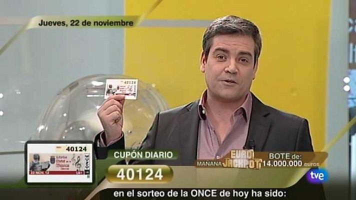 Sorteos ONCE - Sorteo ONCE - 22/11/12