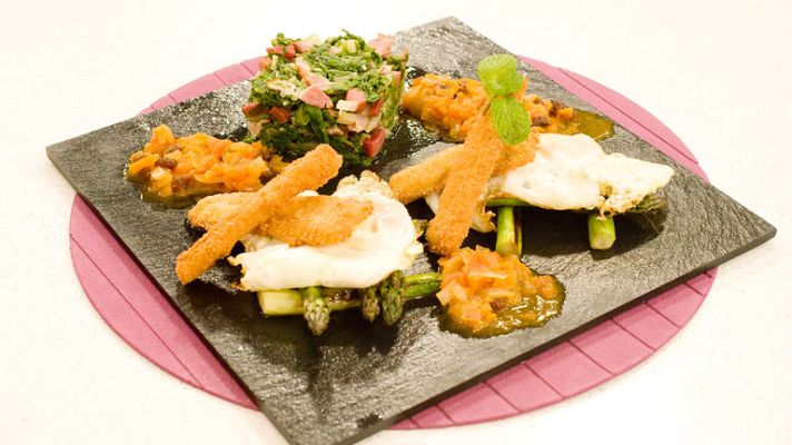 RTVE Cocina - Huevos fritos con acelgas