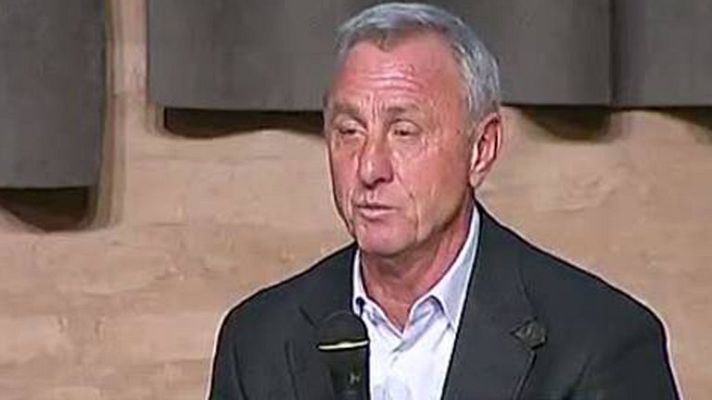 Telediario 1 - Cruyff respalda el trabajo de Tito