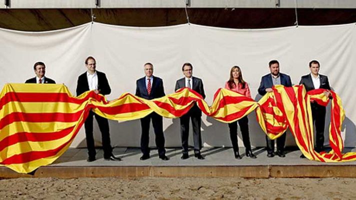 Telediario 1 - Jornada de reflexión en Cataluña