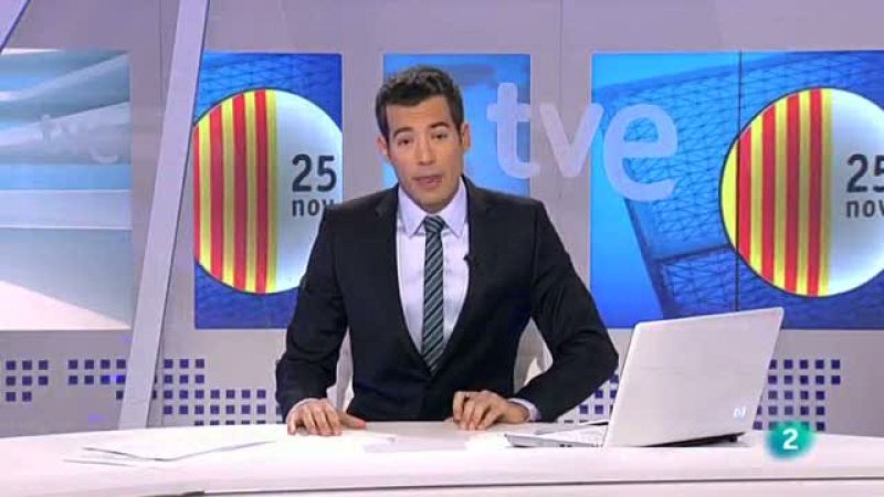 L'informatiu vespre- Bloc Eleccions 25N - 23/11/12