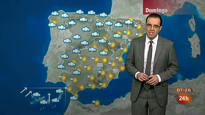 El tiempo - Lluvias con rachas de viento muy fuerte en Canarias