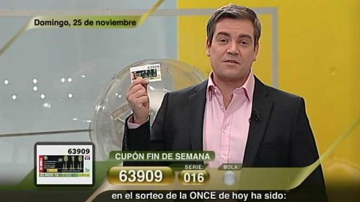 Sorteos ONCE - Sorteo ONCE - 25/11/12