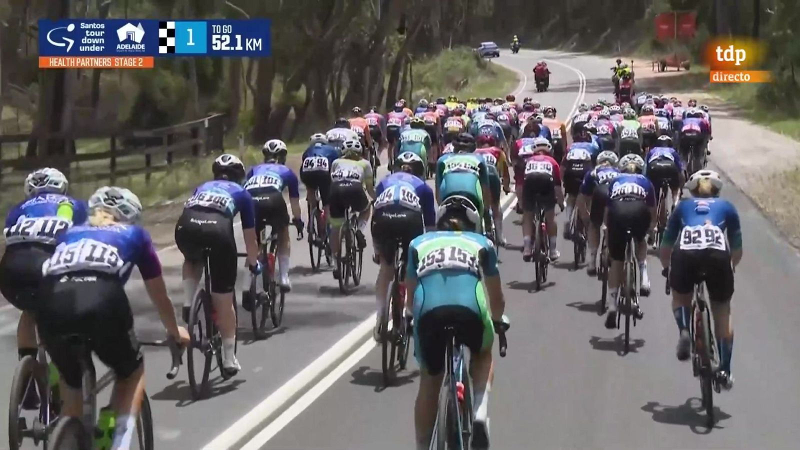 Ciclismo - Santos Tour Down Under Femenino. 2ª Etapa: Glenelg - Stirling  - ver ahora
