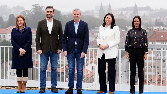 Telediario Fin de Semana - Galicia y Euskadi calientan de cara a sus procesos electorales