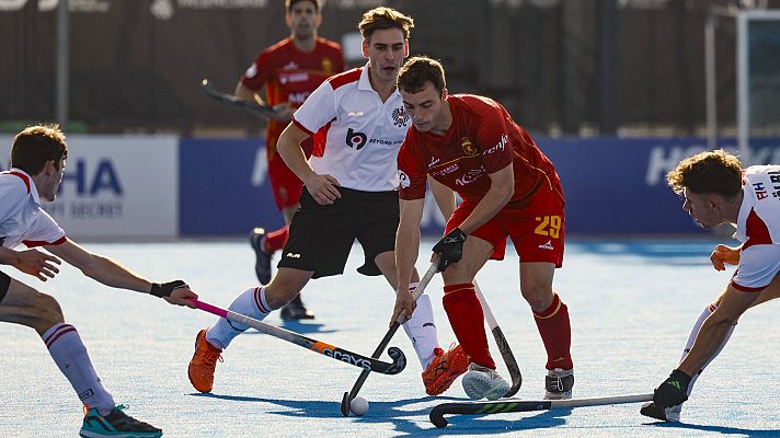 Hockey hierba y sala - Torneo Preolímpico Masculino. 1ª Fase: España - Austria