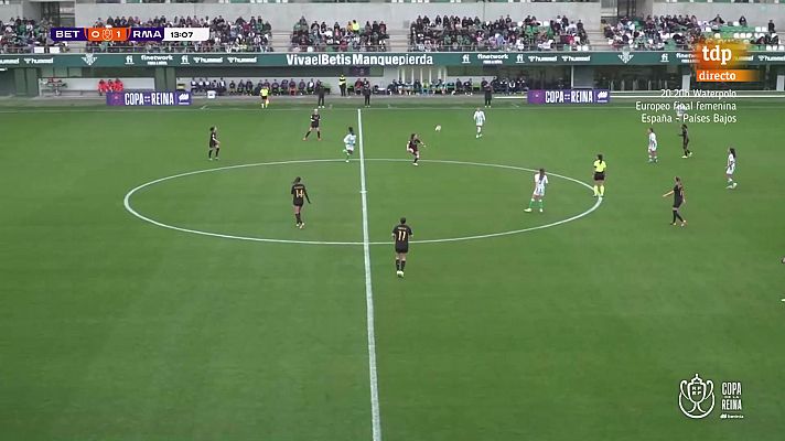 Fútbol - Copa de la Reina: Real Betis Balompié - Real Madrid CF