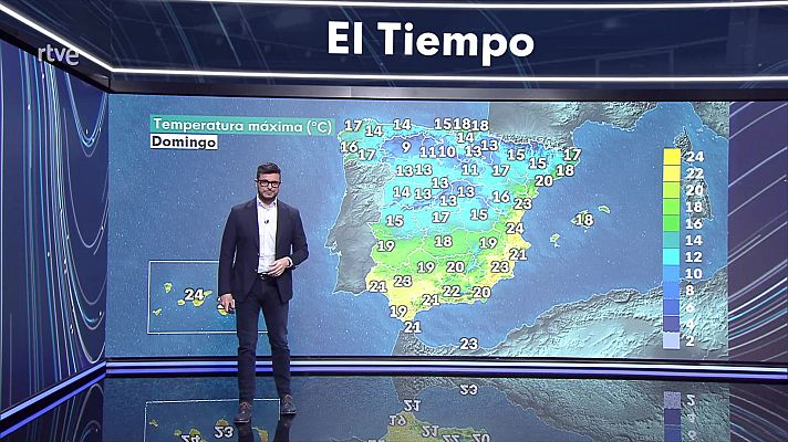 El tiempo - Las temperaturas tienden a aumentar generalizadamente en la Península