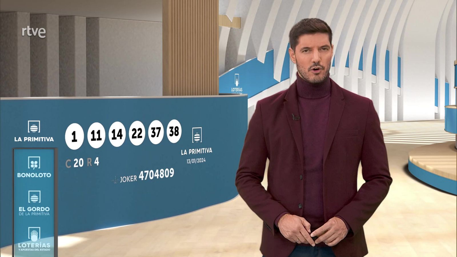 Sorteo de la Bonoloto y Primitiva del 13/01/2024 - ver ahora