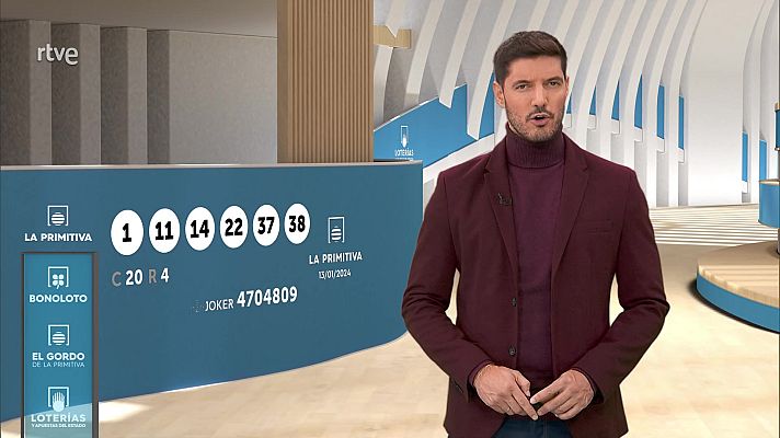 Loterías - Sorteo de la Bonoloto y Primitiva del 13/01/2024