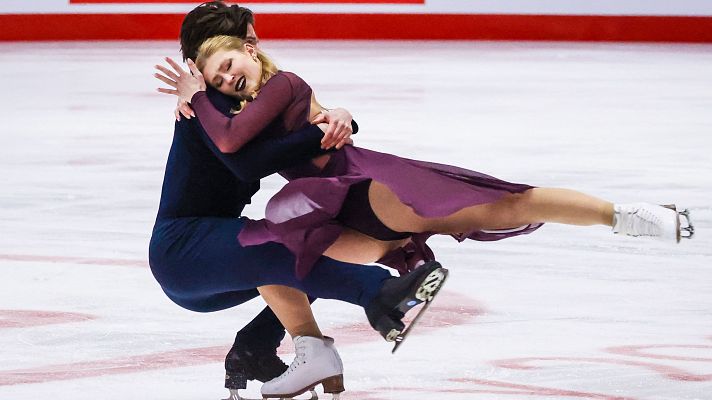 Patinaje sobre hielo - Campeonato de Europa. Libre danza