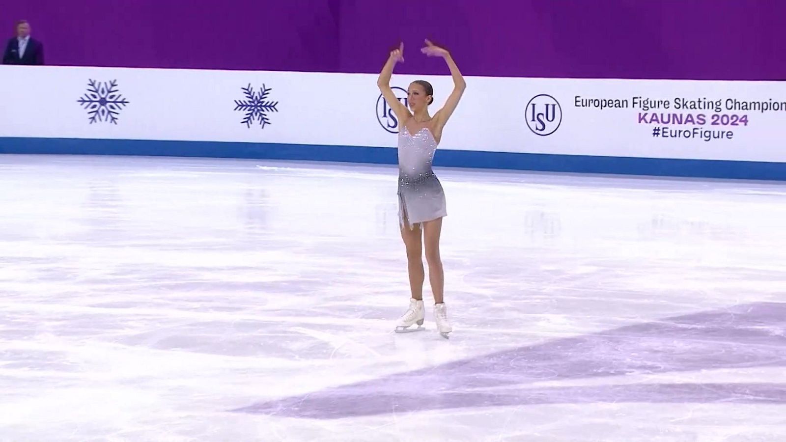 Patinaje Artístico - Campeonato de Europa. Libre femenino Grupo 3 y 4 - ver ahora