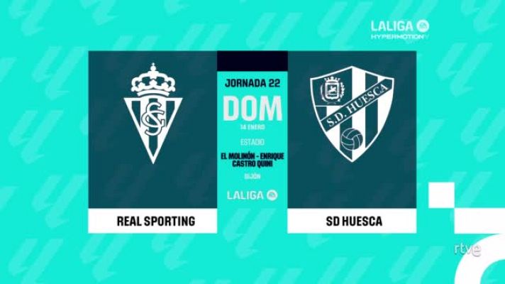 Resúmenes de LaLiga - Sporting - Huesca: resumen partido  22ª jornada Liga | Segunda
