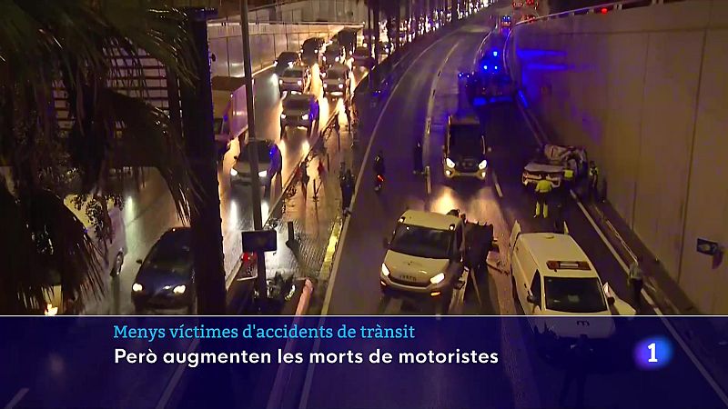 150 víctimes mortals a les carreteres catalanes el 2023 | Ver