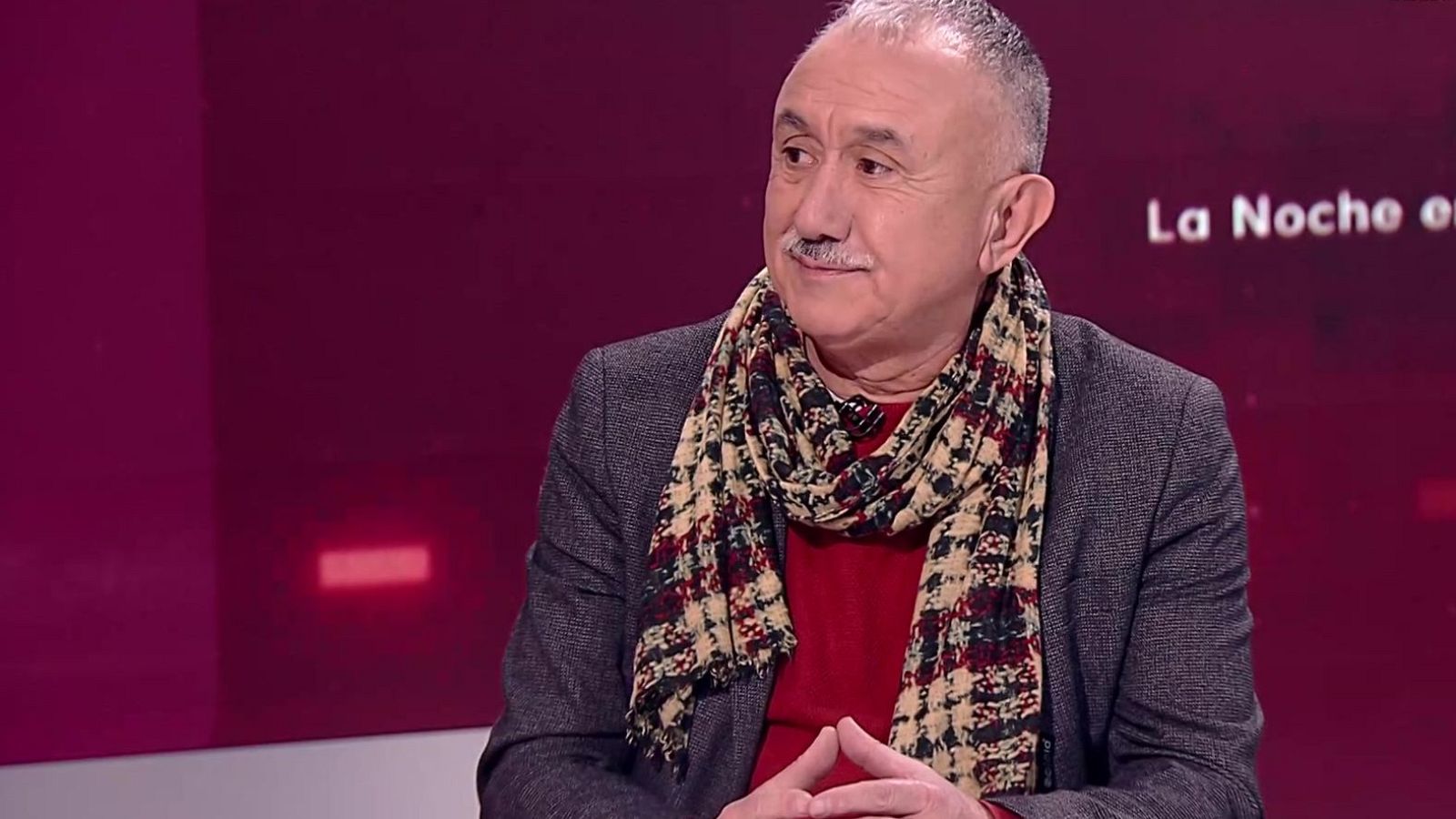 Entrevista en La Noche en 24 Horas a Pepe Álvarez, secretario general de UGT | Ver