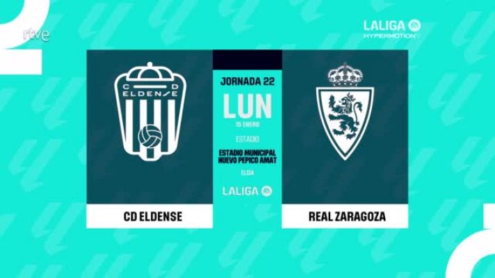 Resúmenes de LaLiga - Eldense - Zaragoza: resumen 22ª jornada de Liga | Segunda