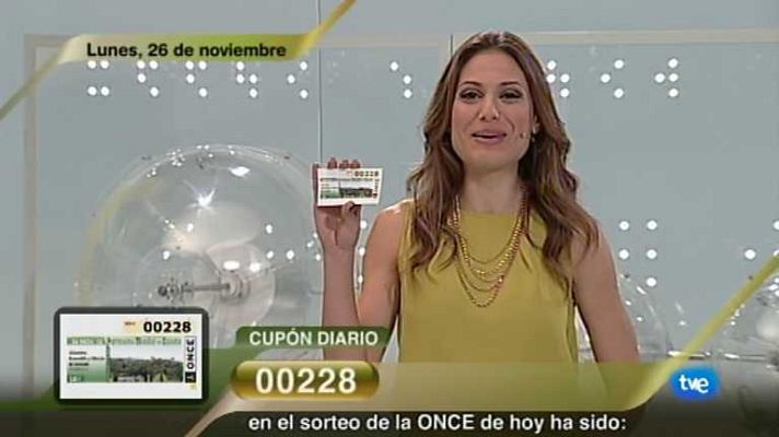 Sorteos ONCE - Sorteo ONCE - 26/11/12