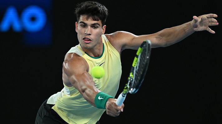 Telediario 1 - Alcaraz derrota a Gasquet en su debut en Australia