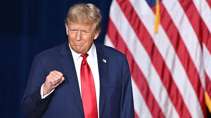 Telediario 1 - Trump arrasa en los caucus de Iowa