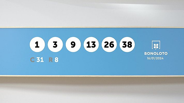 SELAE - Sorteo de la Lotería Bonoloto y Euromillones del 16/01/2024