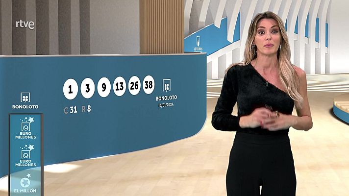 Loterías - Sorteo de la Bonoloto y Euromillones del 16/01/2024