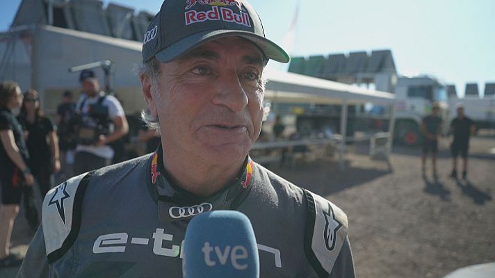 Dakar - Carlos Sainz: "Piedras, piedras, piedras... ¡No sabíamos qué hacer para no pinchar!"