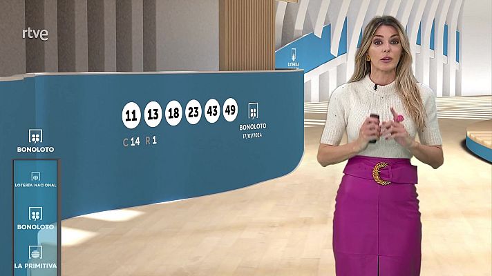 Loterías - Sorteo de la Bonoloto del 17/01/2024