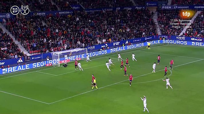 Copa del Rey - 1/8 Final: CA Osasuna - Real Sociedad. Resumen